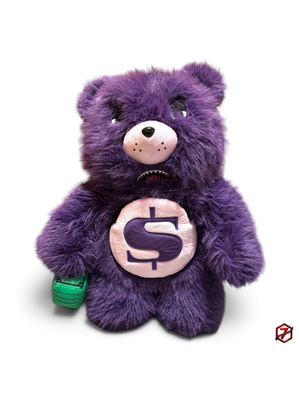 Sprayground Fur Cray Purple Moneybear Plush Backpack NWT
